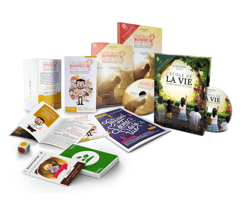 Le pack 2 DVD plus le jeu de cartes c'est quoi le bonheur pour vous?