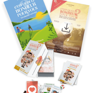 Pack C'est quoi le bonheur pour vous ? livre, jeu et film numérique